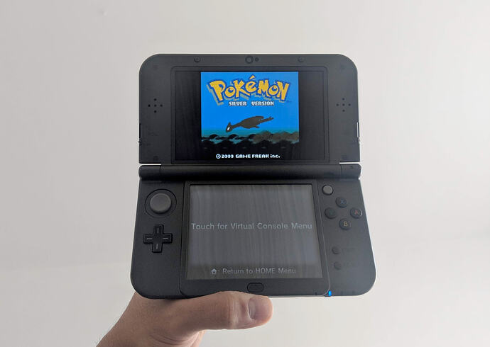 a black New 3DS XL
