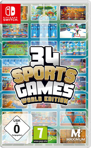 34 Sports Games - World Edition for the Switch