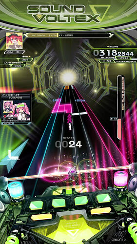 Sound Voltex Nabla gameplay