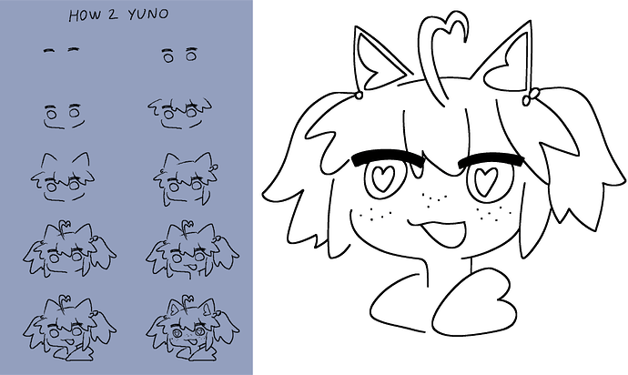 Doodle of maggotmicrowave's OC Yuno.